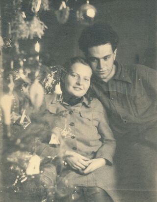 Milan Weiner se svou budoucí ženou Marií, matkou pamětnice, roku 1948. Zdroj: archiv Jany Šmídové